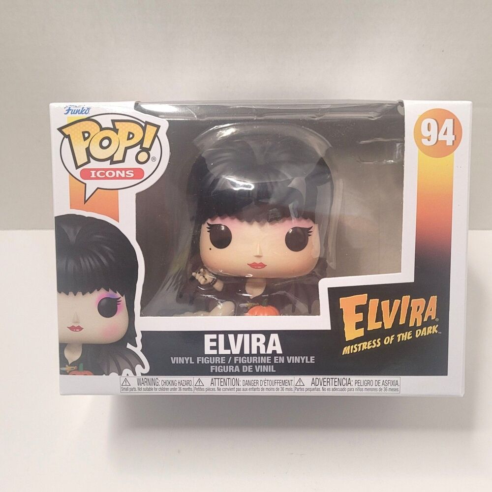 Funko Pop Icons Elvira Mistress of Dark #94 New